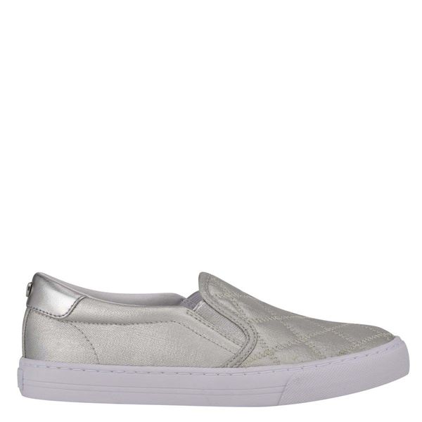 Nine West Lala Slip On Silver Sneakers | South Africa 85R94-2G83